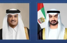 الرئيس الإماراتي وأمير قطر يبحثان التطورات الإقليمية