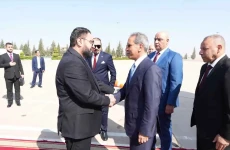 رئيس القضاء العراقي يصل دمشق