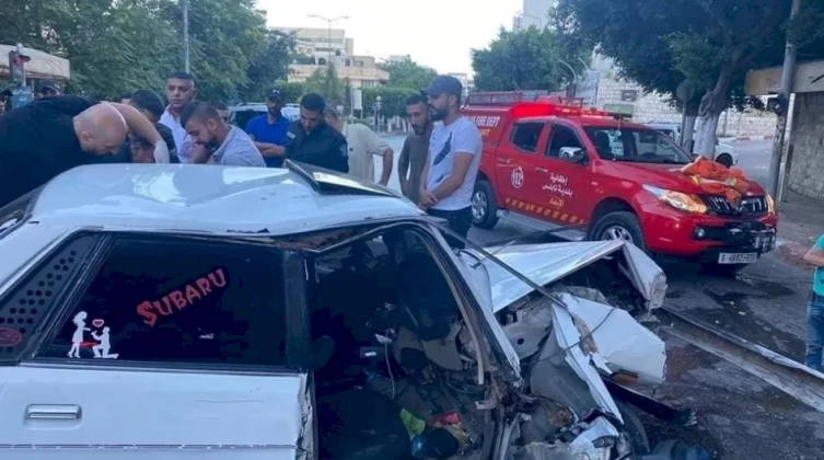وفاة مواطن وإصابة آخرين بحادث سير جنوب نابلس