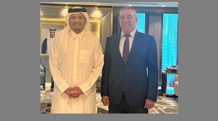"الشيخ" يتحدث عن تفاصيل لقاءه مع وزير الخارجية القطري