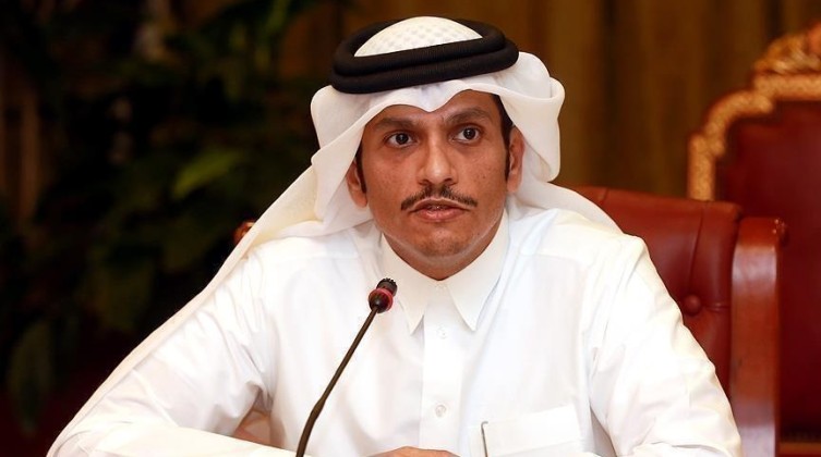 "وزير خارجية قطر" يؤكد عن قلقه من تدهور الوضع الإنساني في غزة