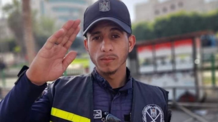 الداخلية بغزة تنعي الشهيد محمود دواود