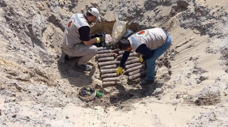 غزة: "هندسة المتفجرات" تتلف 700 كيلوجرام من الأجسام غير المتفجرة جنوب القطاع