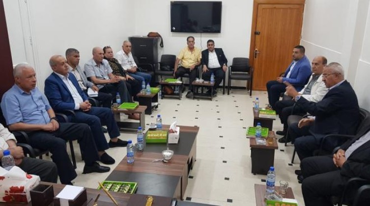 مزهر يلتقي مع الأمين العام للجبهة الشعبية (القيادة العامة) طلال ناجي