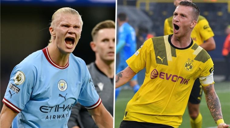 التشكيل المتوقع لمباراة مانشستر سيتي وبوروسيا دورتموند اليوم في دوري أبطال أوروبا
