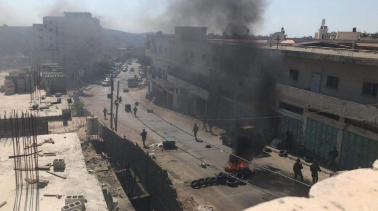 إصابات برصاص الاحتلال  خلال مواجهات في قراوة بني حسان