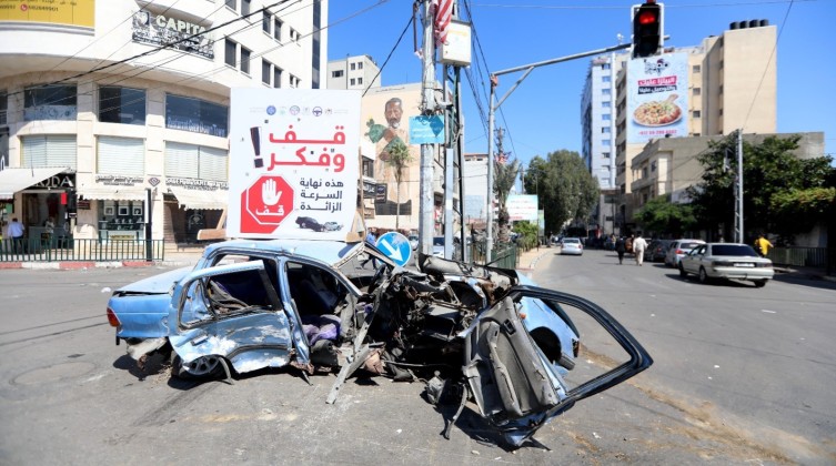 المرور : 9 إصابات بـ 9 حوادث سير خلال الـ 24 ساعة الماضية في قطاع غزة