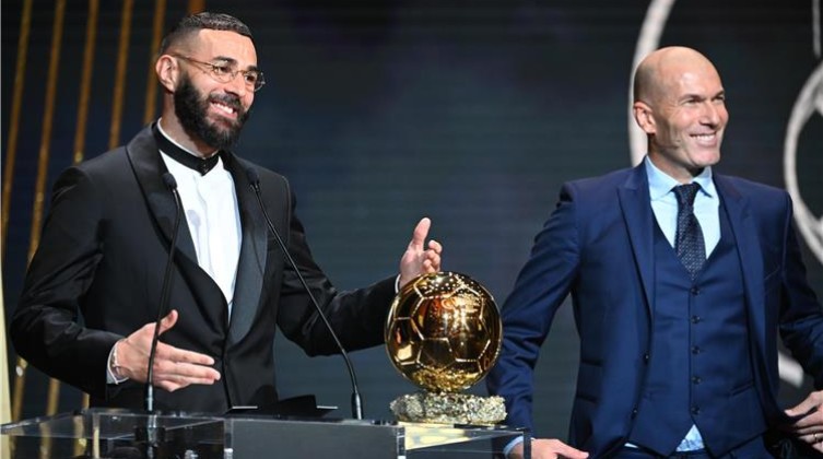 الترتيب النهائي لجائزة الكرة الذهبية 2022