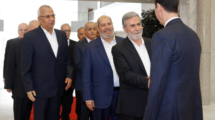 لجان المقاومة: لقاء الفصائل بالرئيس السوري خطوة لتوحيد الأمة ونبذ الخلافات