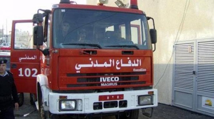 7 إصابات بحريق شبّ داخل معرض "ضبان للأجهزة الكهربائية" في غزة
