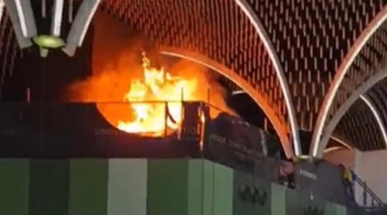 اصابة 3 عمال بحريق في مطار بغداد الدولي