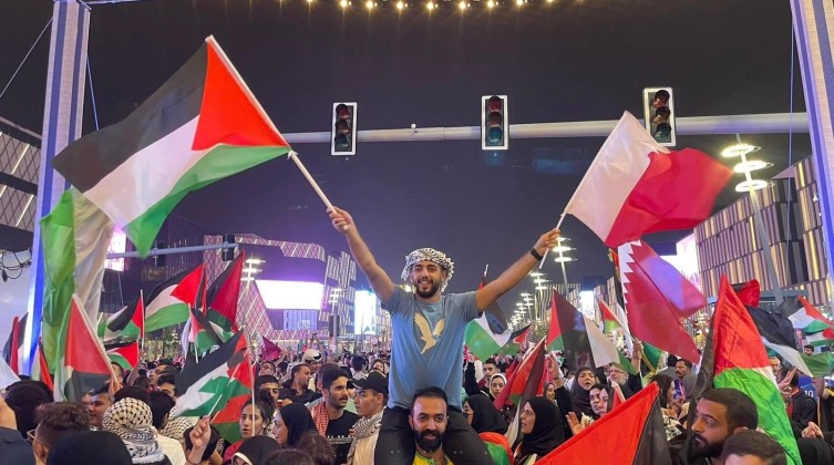"القانوع" يشيد بحالة التضامن مع فلسطين في "قطر 2022"