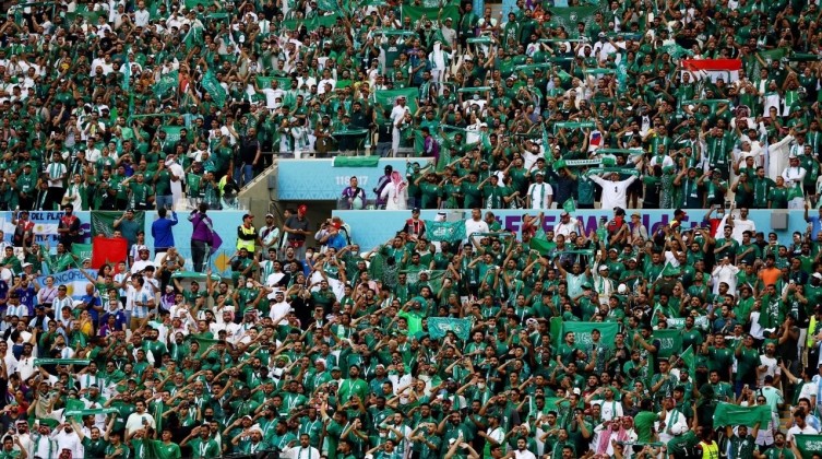 مباراة السعودية والأرجنتين تسجل أعلى حضور جماهيري في كأس العالم 2022
