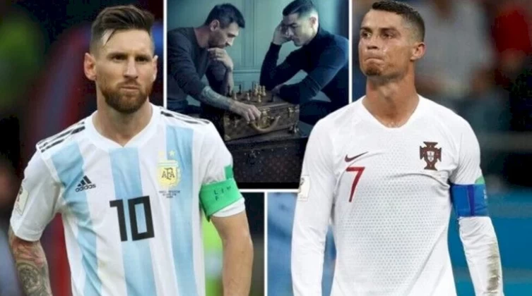 ماذا علق رونالدو على ظهوره مع ميسي في إعلان الشطرنج ؟