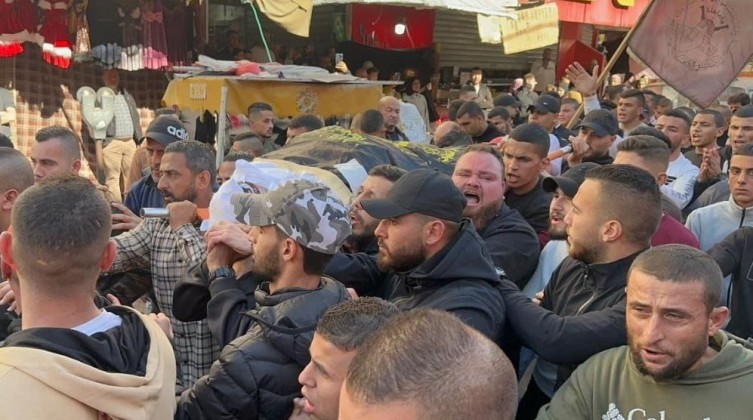 بالصور: تشييع جثمان الشهيد تامر نشرتي في جنين