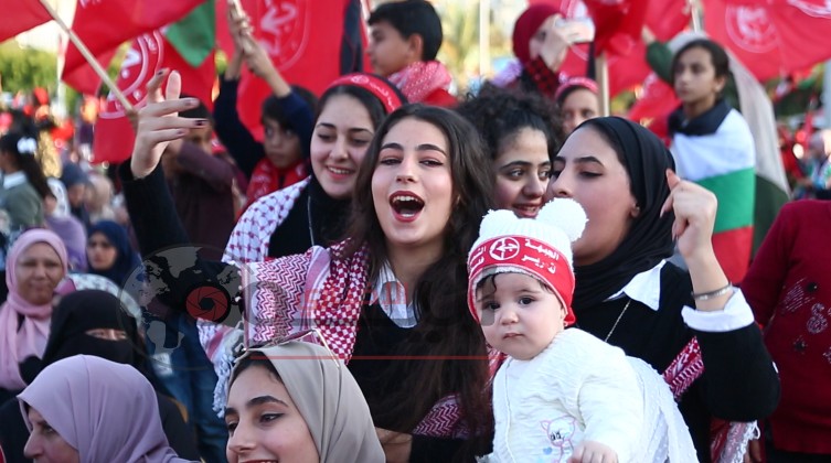 بالفيديو: الشعبية تحيي ذكرى انطلاقتها ال55 وسط حضور جماهيري وممثلي الفصائل بغزة