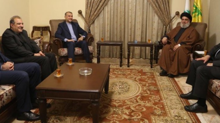 "نصر الله" يبحث مع وزير خارجية إيران الأوضاع في فلسطين