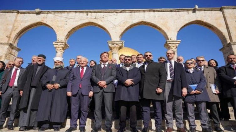 وفد من الاتحاد الأوروبي يزور المسجد الأقصى