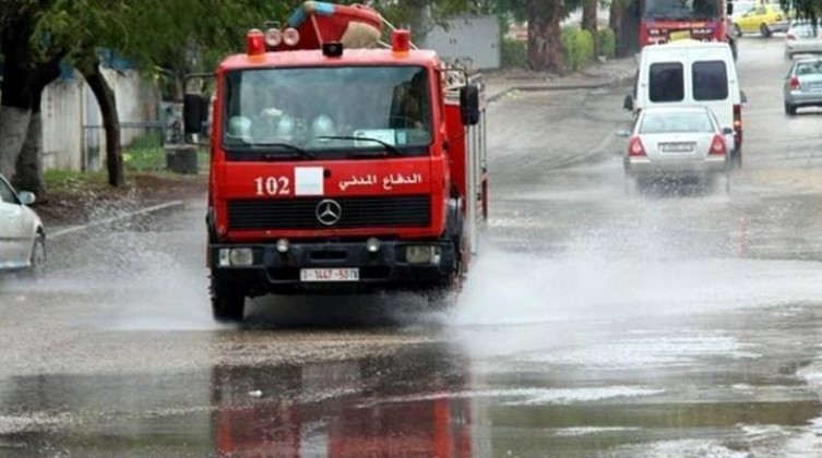 الدفاع المدني بغزة ينشر إرشادات للمواطنين خلال المنخفض الجوي