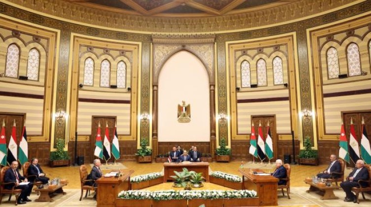 تفاصيل البيان الختامي للقمة الثلاثية المصرية الأردنية الفلسطينية