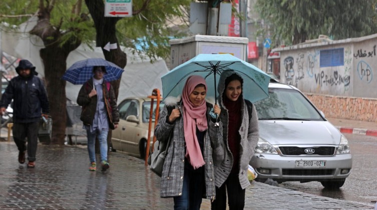 حالة من عدم الاستقرار الجوي في فلسطين غداً الاثنين