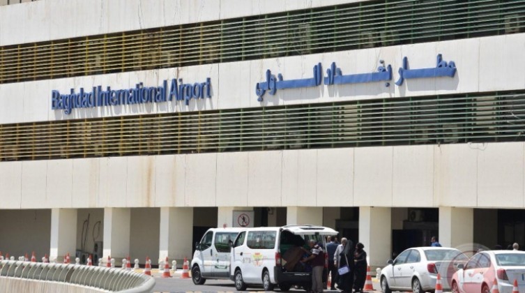 توقف حركة الطيران بمطار بغداد الدولي
