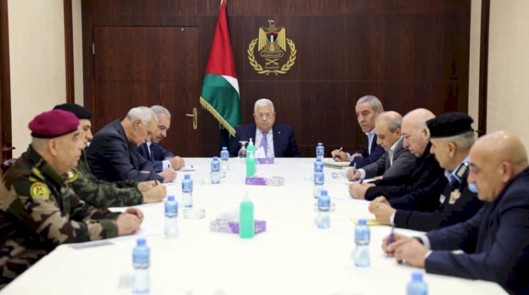 تفاصيل لقاء الرىيس عباس مع أجهزة وقوى الأمن الفلسطينية