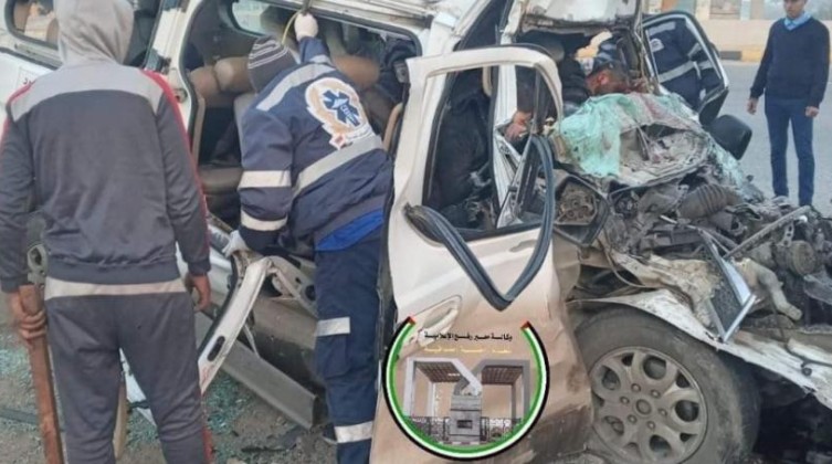 محدث بالفيديو: مصرع 5مواطنين من غزة في حادث سير مروع بمصر