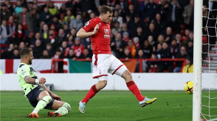 بالفيديو: التعادل الإيجابي يحسم مباراة مانشستر سيتي ونوتينجهام فى الدوري الإنجليزي