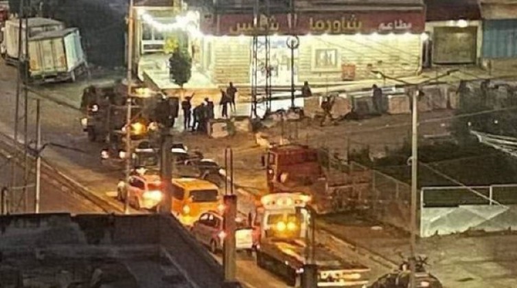 بالفيديو: إصابة إسرائيلين بعملية إطلاق نار جنوب نابلس