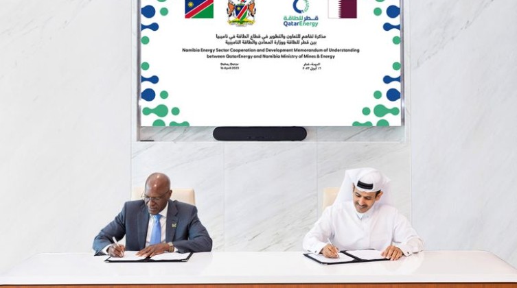 قطر للطاقة تعلن توقيع مذكرة تفاهم لتعزيز التعاون الثنائي مع ناميبيا