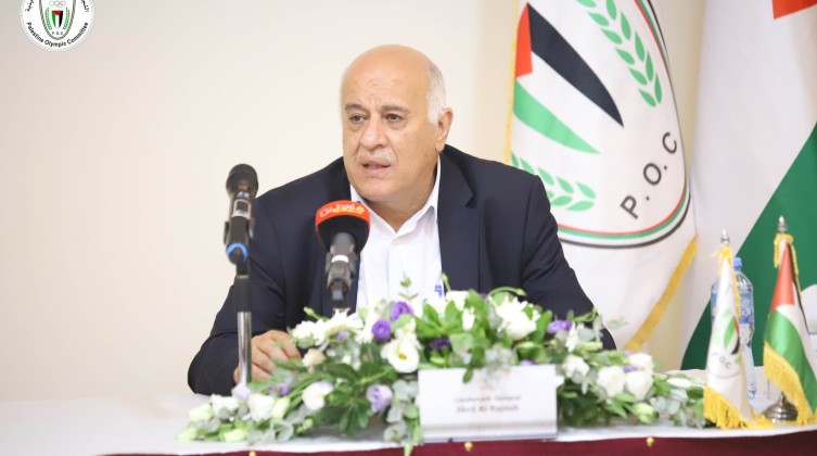 "الرجوب" يستنكر  الاعتداءات الإسرائيلية على الرياضيين