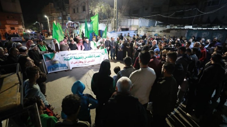 مسيرات غاضبة بغزة نصرة للمسجد الأقصى وإسنادًا للمعتكفين