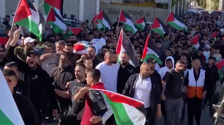 تشييع جثمان الشهيدة إيمان عودة في حوارة