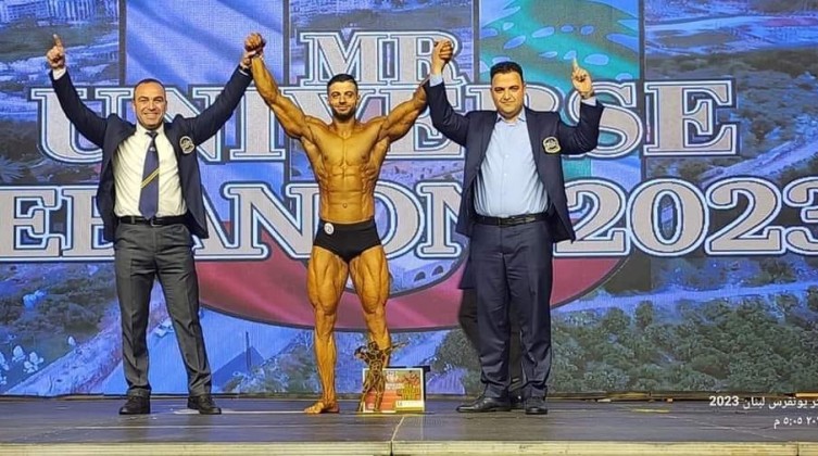 بالصور: فلسطين تحصد ذهبية وكرت احتراف في بطولة كمال الاجسام المقامة ببيروت