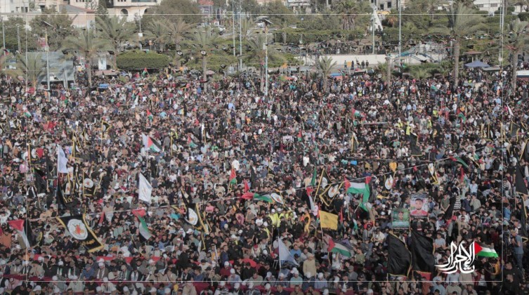 بالفيديو: الجهاد الاسلامي تنظم مهرجان لتأبين شهداء معركة "ثأر الأحرار"