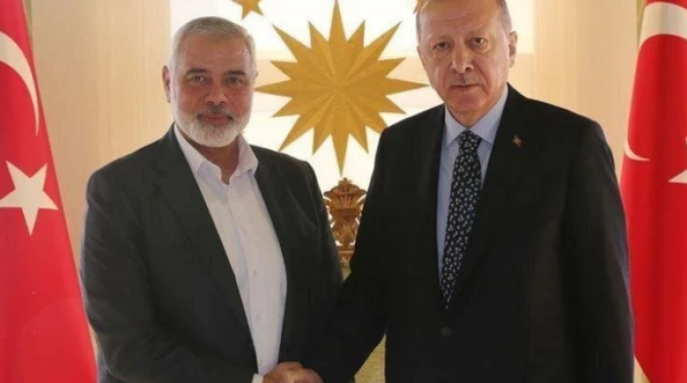 هنية يهنئ أردوغان بفوزه في الانتخابات الرئاسية