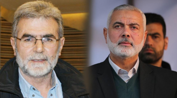 هنية والنخالة يناقشان تطورات الوضع الميداني الحالي في غزة