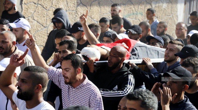 تشيي جثمان الشهيد الفتى جبريل اللدعة في أريحا