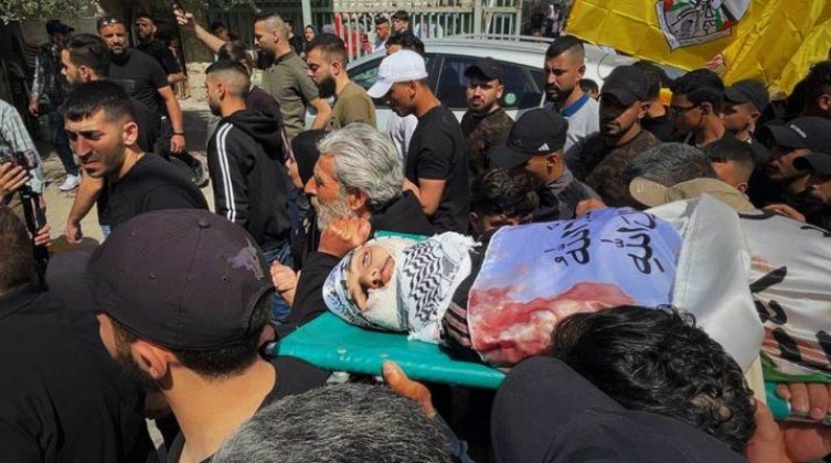 نابلس تشيع جثامين الشهداء الثلاثة بعد احتجازهم 55 يوما