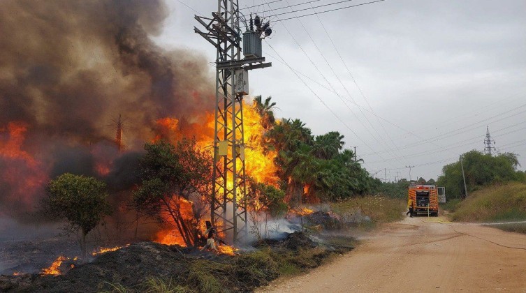 حرائق في اسرائيل