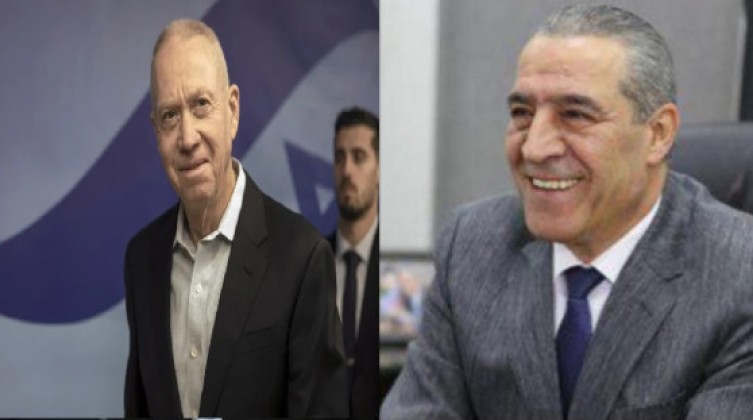 تفاصيل اتصال هاتفي بين غالانت وحسين الشيخ