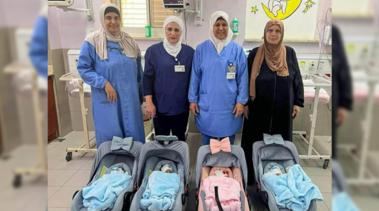 أسير من غزة يرزق بأربعة توائم عبر النطف المُهربة