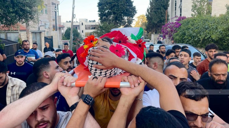 بالفيديو: تشييع جثمان الشهيد عمر جبارة في ترمسعيا