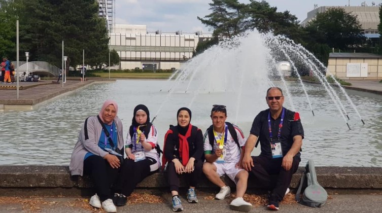 بالصور: فلسطين تفوز بذهبية وبرونزية الريشة الطائرة في البطولة العالمية ببرلين