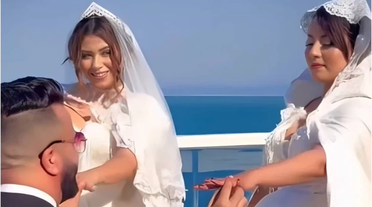 صورة: شاب جزائري يتزوج امرأتين في يوم واحد.. لهذا السبب !