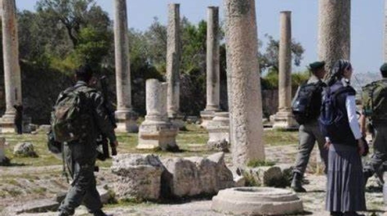 الاحتلال يقتحم الموقع الأثري في سبسطية