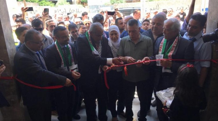 بالصور: افتتاح البرج الإيطالي في غزة وتسليم الشقق لأصحابها