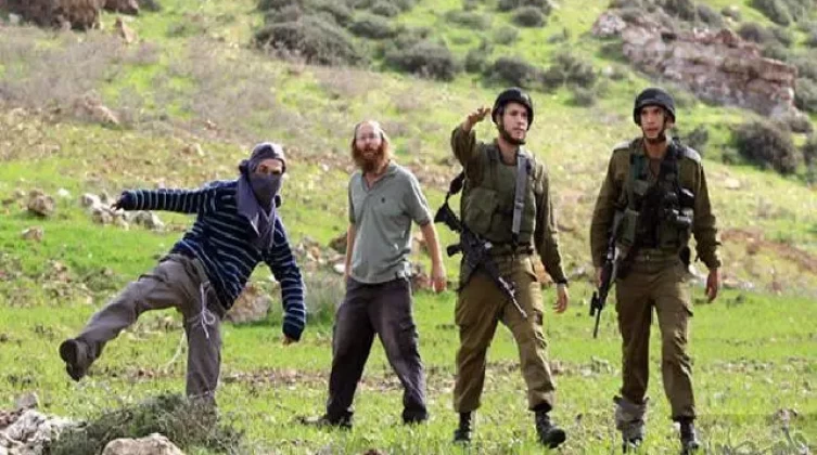 مستوطنون يهاجمون المزارعين شمال غرب رام الله
