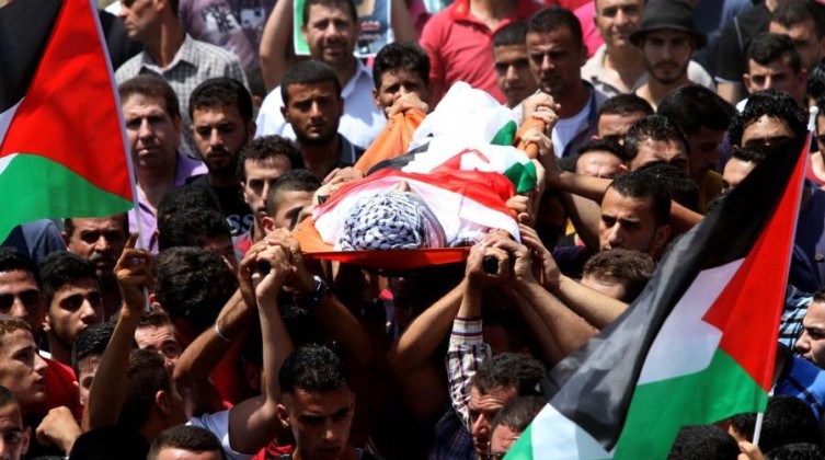 تشيّيع جثمان الشهيد عايد القني في كفر قليل بنابلس